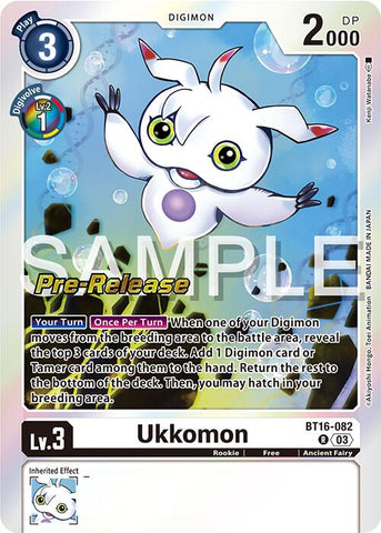 Ukkomon [BT16-082] [Promos de pré-version de Beginning Observer] 