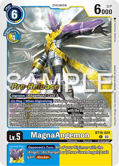 MagnaAngemon [BT16-024] [Promos de pré-version de Beginning Observer] 