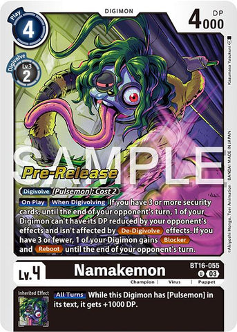 Namakemon [BT16-055] [Promos de pré-version de Beginning Observer] 