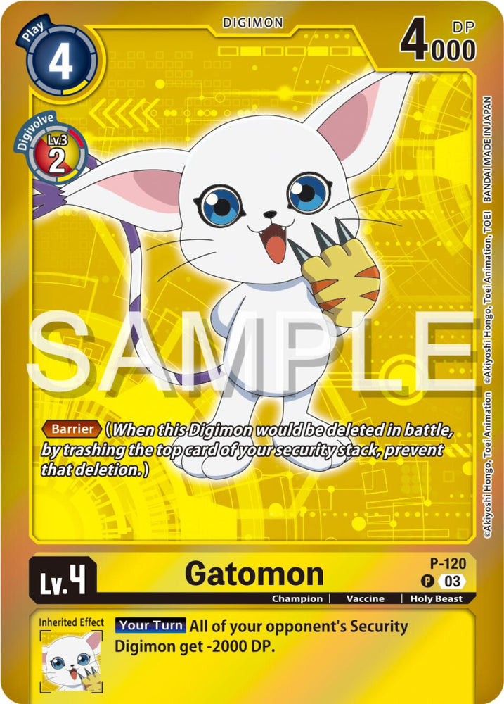 Gatomon [P-120] - P-120 (Digimon Adventure Box 2024) [Cartes promotionnelles] 