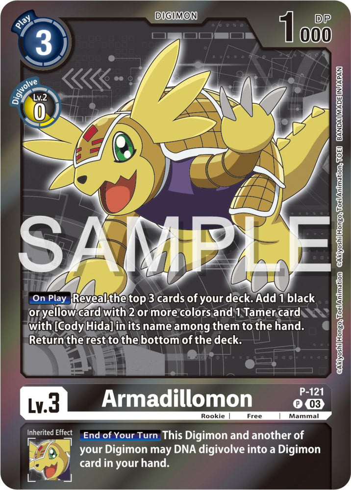 Armadillomon [P-121] (Digimon Adventure Box 2024) [Cartes promotionnelles] 