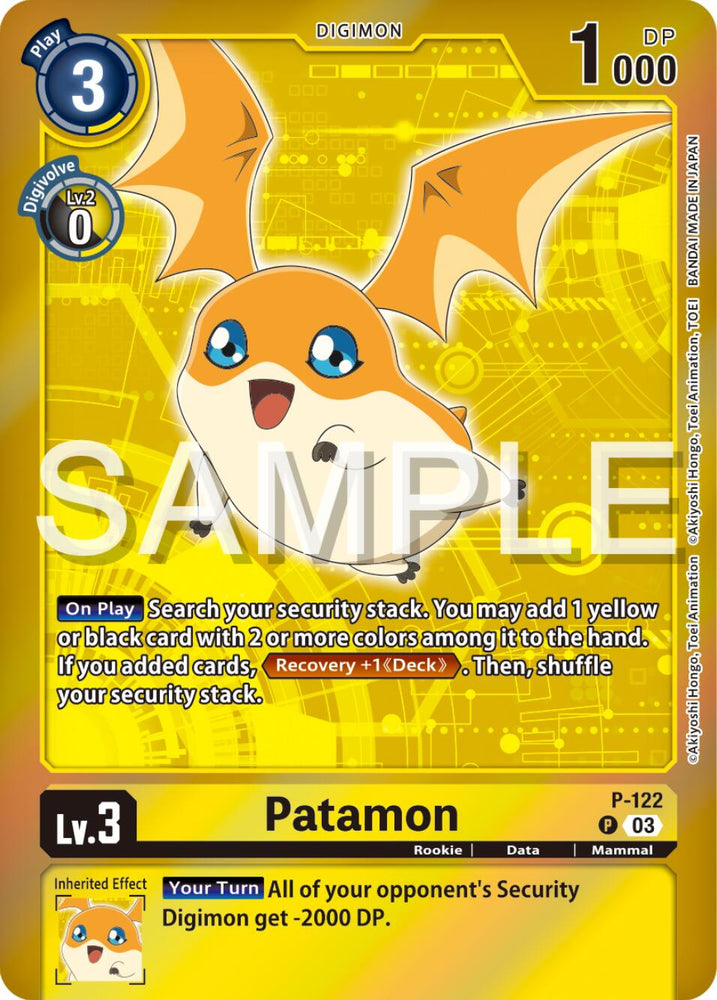 Patamon [P-122] (Digimon Adventure Box 2024) [Cartes promotionnelles] 