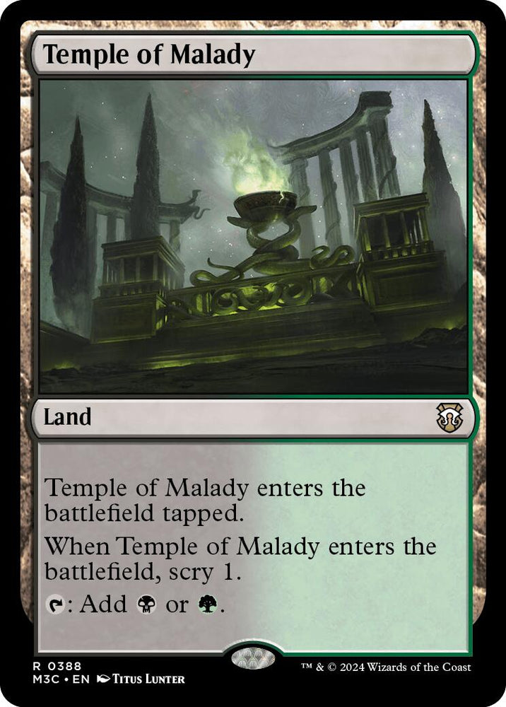 Temple de la Maladie [Modern Horizons 3 Commander] 