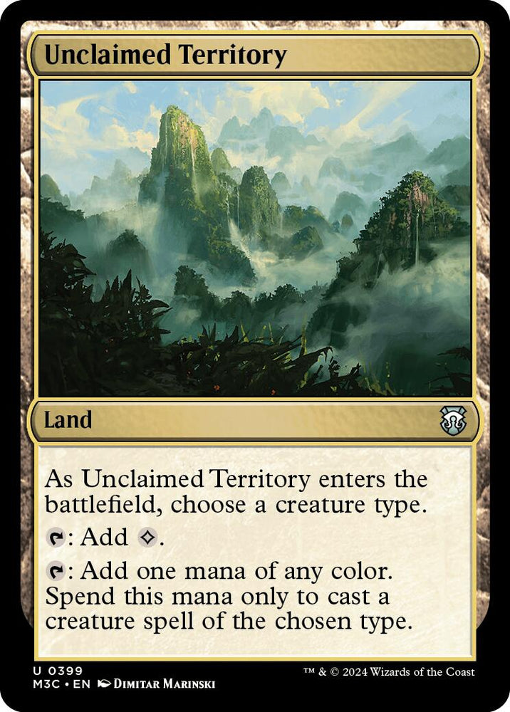 Territoire non réclamé [Modern Horizons 3 Commander] 