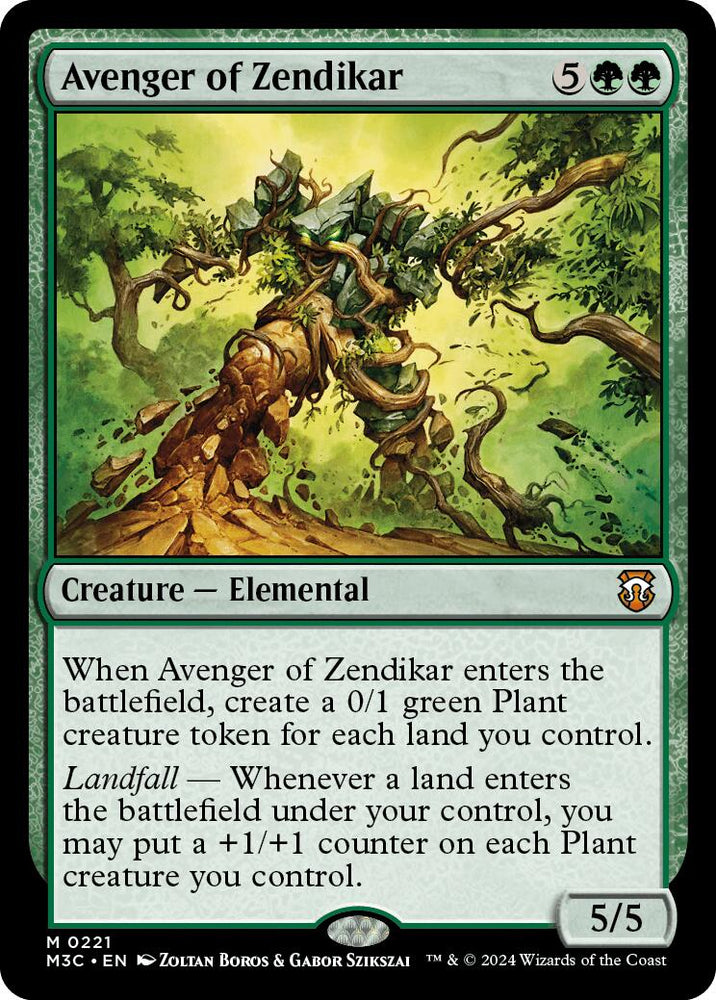 Vengeur de Zendikar [Commandant de Modern Horizons 3] 