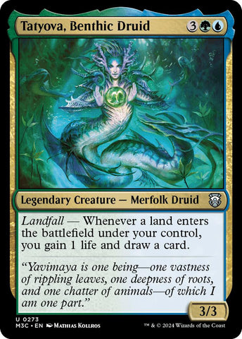 Tatyova, druide benthique [Commandant de Modern Horizons 3] 