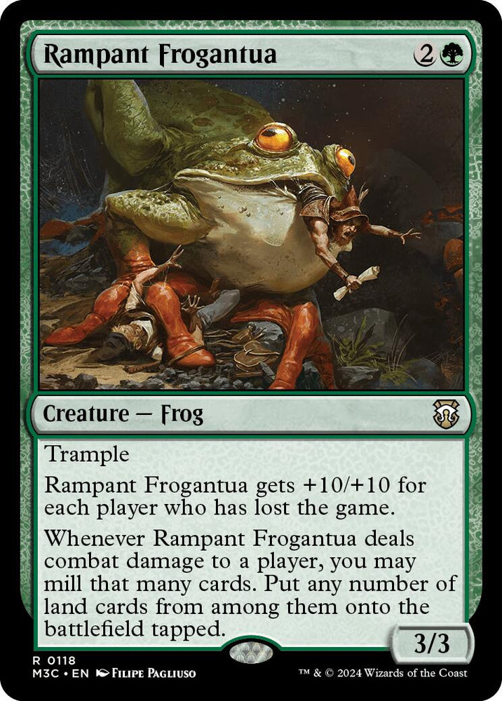 Frogantua rampant [Commandant de Modern Horizons 3] 