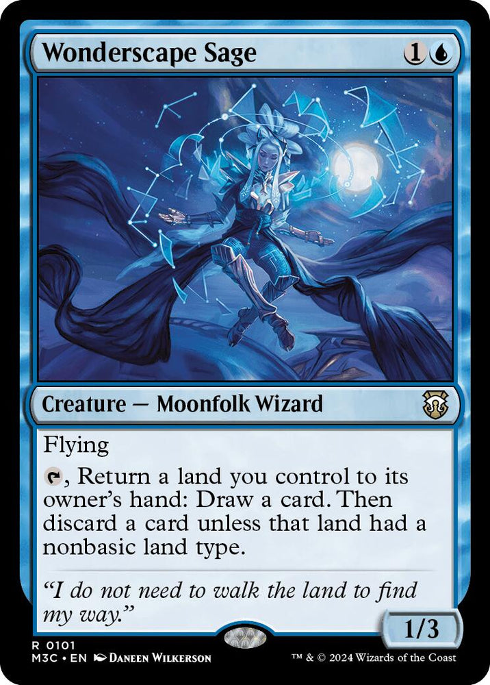 Wonderscape Sage [Commandant de Modern Horizons 3] 