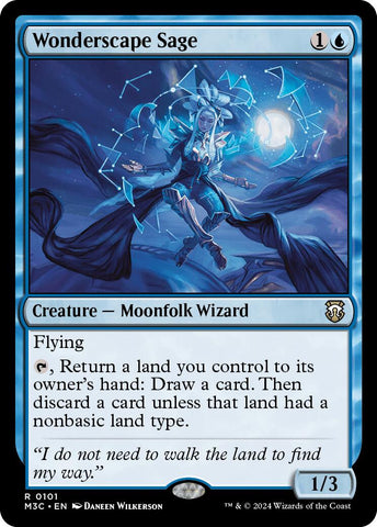 Wonderscape Sage [Commandant de Modern Horizons 3] 