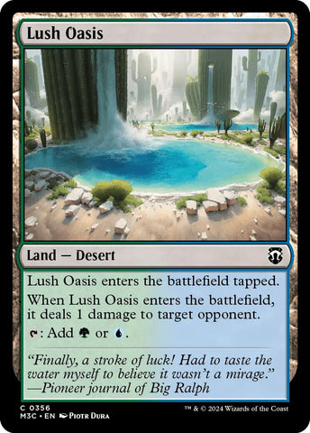 Oasis luxuriante [Modern Horizons 3 Commander] 