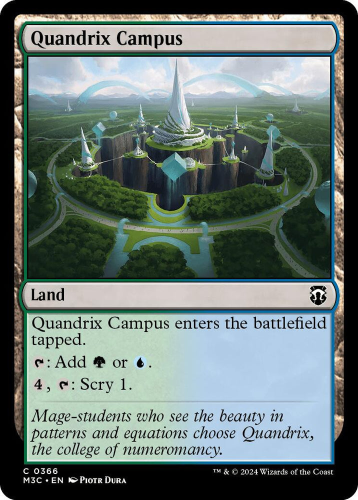 Campus Quandrix [Commandant Modern Horizons 3] 