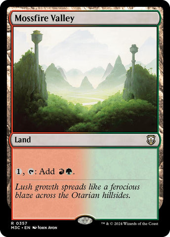 Vallée de Mossfire [Commandant Modern Horizons 3] 