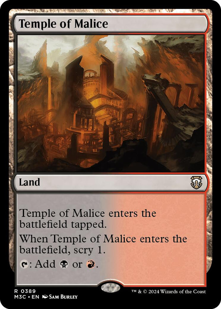 Temple de la Malice [Modern Horizons 3 Commander] 