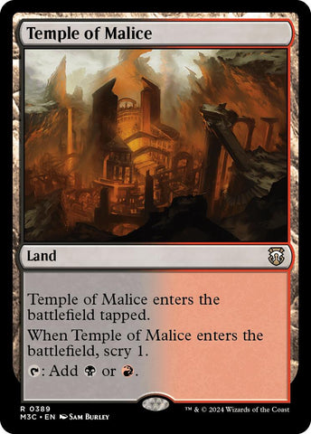 Temple de la Malice [Modern Horizons 3 Commander] 