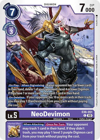 NeoDevimon [EX6-051] [Ascension infernale] 