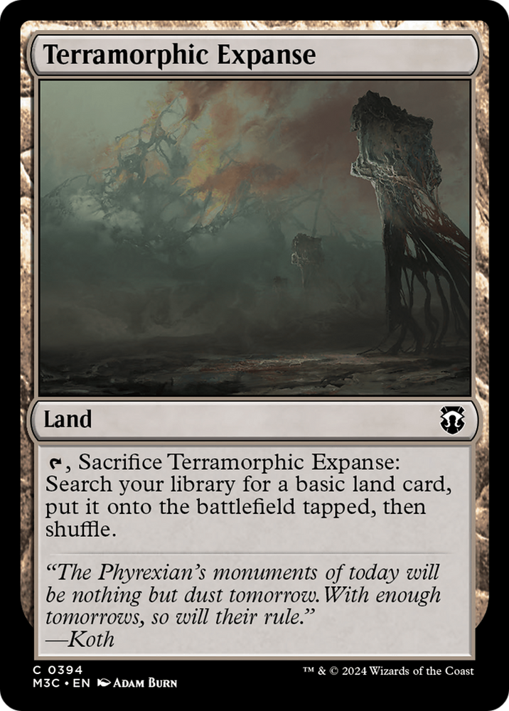 Étendue terramorphique (Fil d'ondulation) [Modern Horizons 3 Commander] 