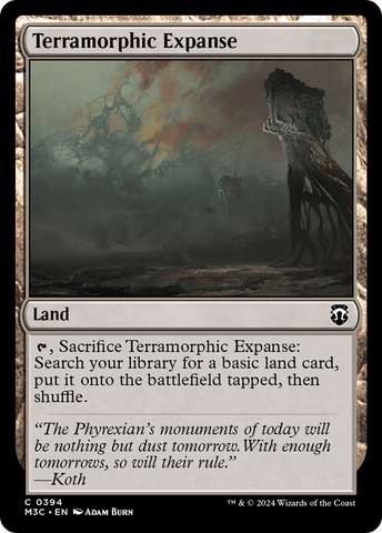 Étendue terramorphique (Fil d'ondulation) [Modern Horizons 3 Commander] 