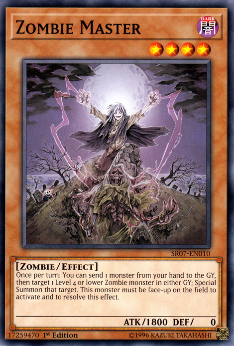 Zombie Master (SR07-EN010) - Structure Deck: Zombie Horde 1st Edition