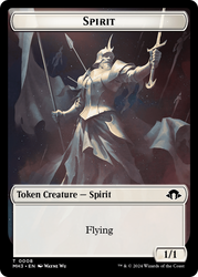 Germe Phyrexian // Esprit (0008) Jeton double face [Modern Horizons 3 Tokens] 