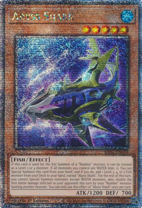 Abyss Shark (Quarter Century Secret Rare) (RA03-EN030) - Quarter Century Bonanza 1st Edition