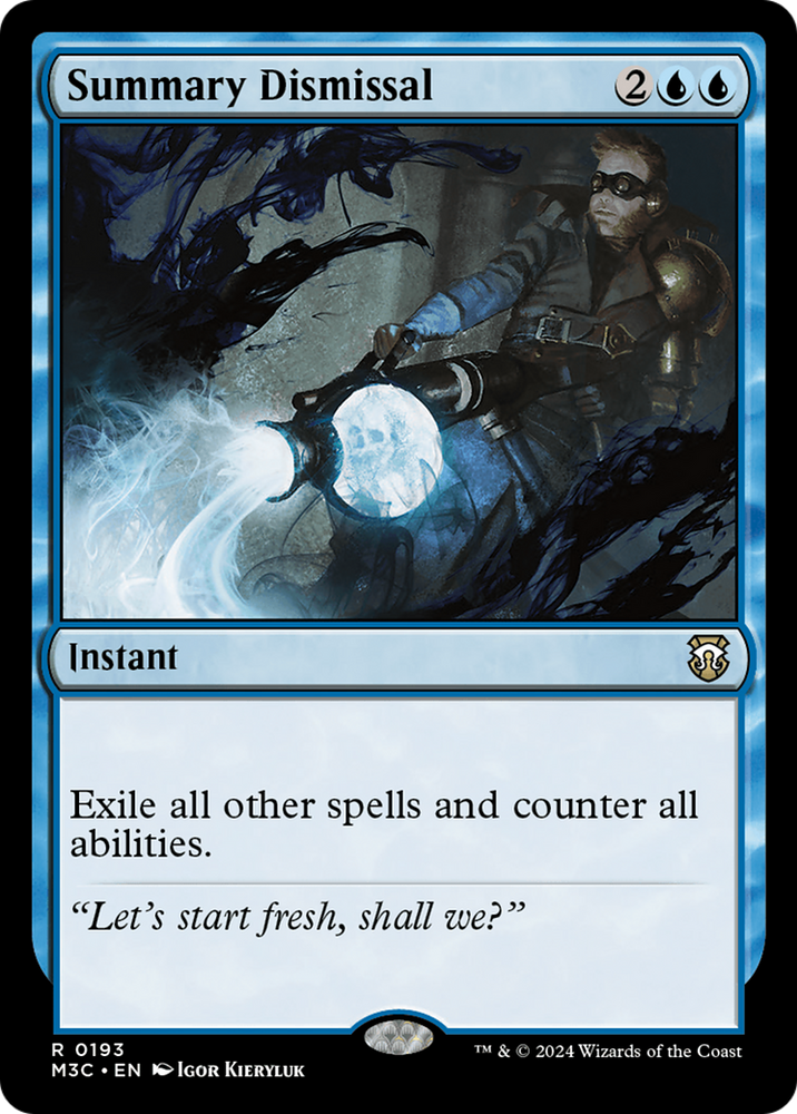 Licenciement sommaire (Ripple Foil) [Modern Horizons 3 Commander] 