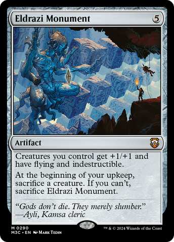 Monument Eldrazi (Ripple Foil) [Modern Horizons 3 Commander] 