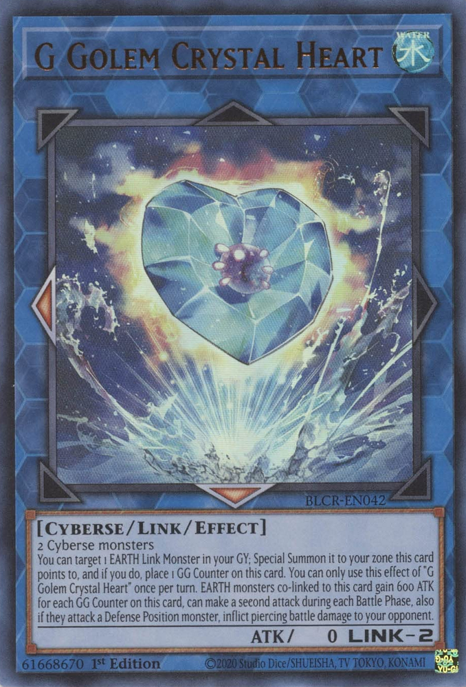 G Golem Crystal Heart [BLCR-EN042] Ultra Rare