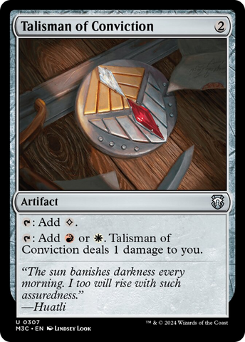 Talisman de conviction (Ripple Foil) [Modern Horizons 3 Commander] 