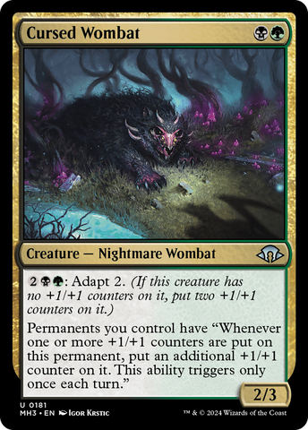 Wombat maudit [Modern Horizons 3] 