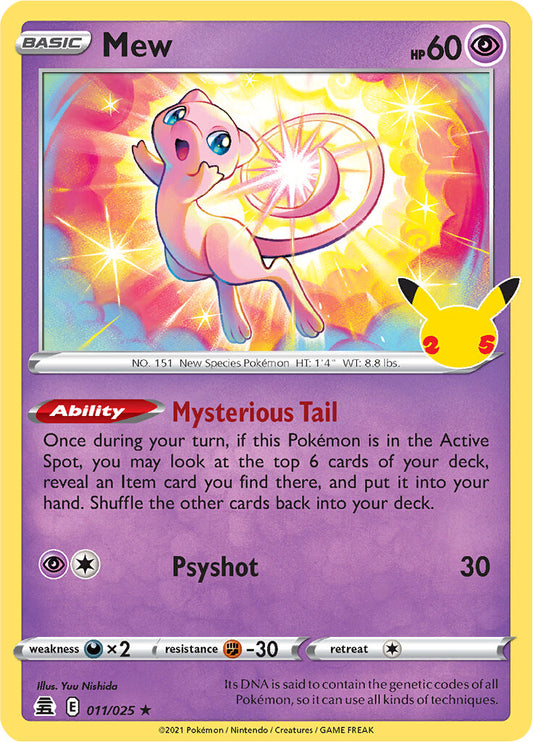 Mew (011/025) [Celebrations: 25th Anniversary]