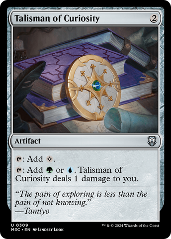 Talisman de curiosité (Ripple Foil) [Modern Horizons 3 Commander] 