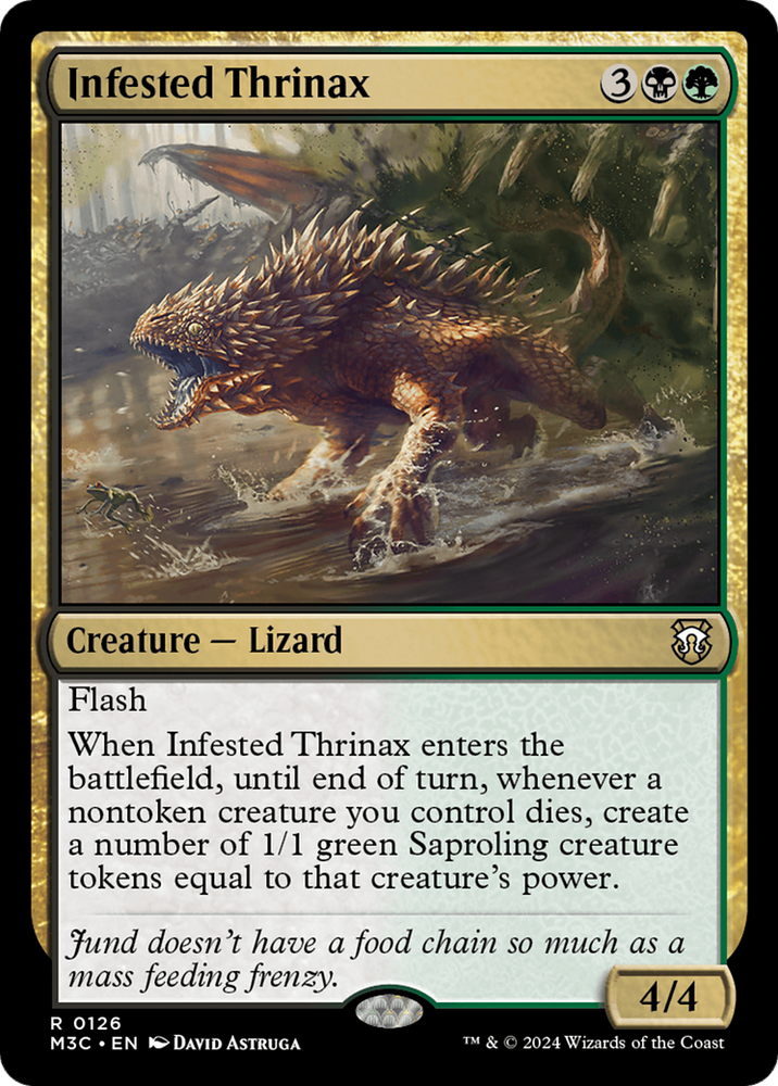 Thrinax infesté [Commandant de Modern Horizons 3] 