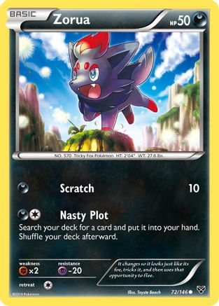 Zorua (72/146) [XY: Base Set]