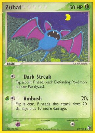 Zubat (82/109) (Stamped) [EX: Team Rocket Returns]