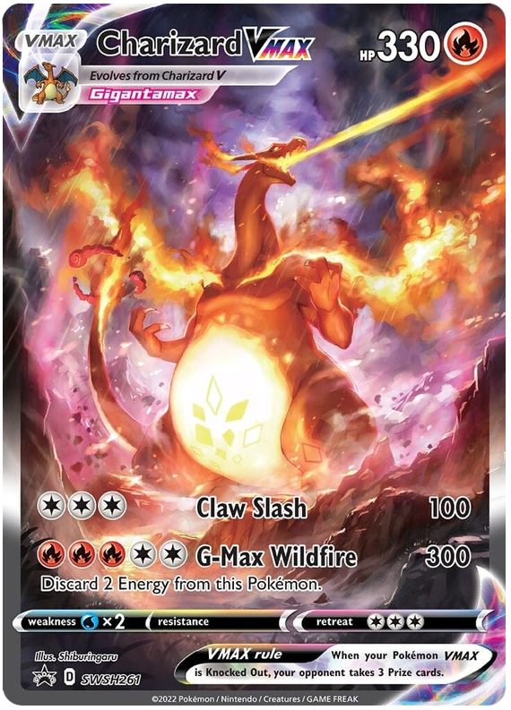 Charizard VMAX (SWSH261) [Épée et Bouclier : Promos Black Star] 