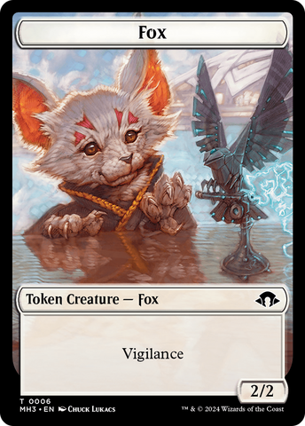 Germe Phyrexian // Jeton double face Fox [Modern Horizons 3 Tokens] 