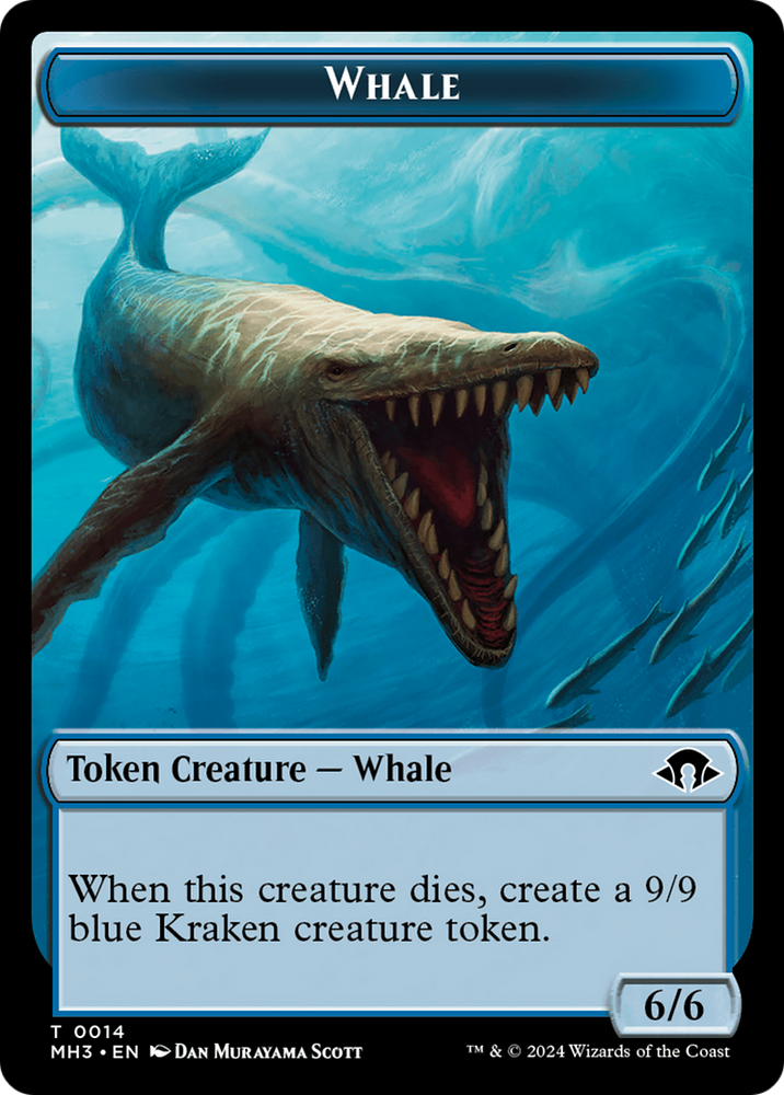 Germe Phyrexian // Jeton double face baleine [Modern Horizons 3 Tokens] 