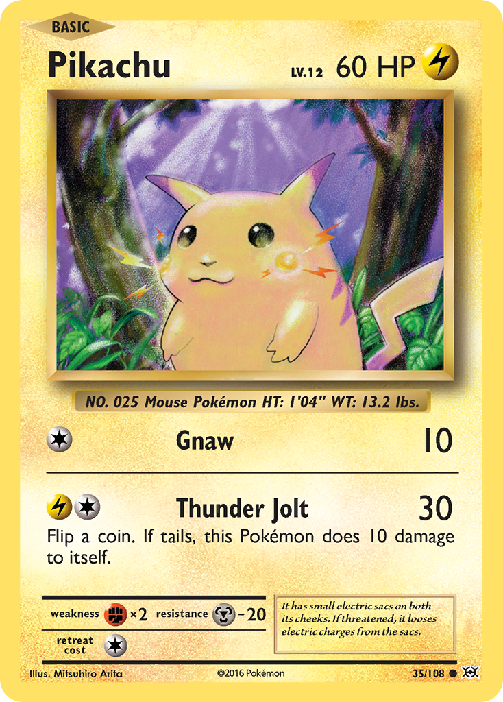 Pikachu (35/108) [XY : Evolutions] 