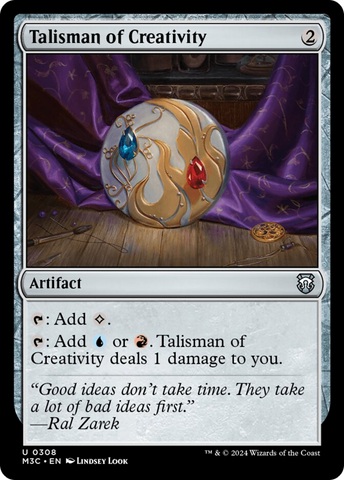 Talisman de créativité (Ripple Foil) [Modern Horizons 3 Commander] 