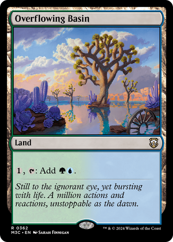 Bassin débordant (Ripple Foil) [Modern Horizons 3 Commander] 