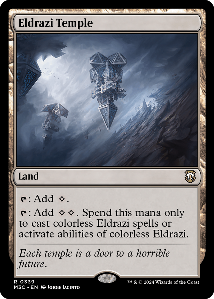 Temple Eldrazi (Ripple Foil) [Modern Horizons 3 Commander] 