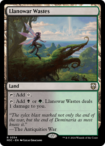 Llanowar Wastes (Ripple Foil) [Modern Horizons 3 Commander] 