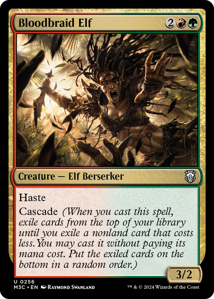 Elfe aux tresses de sang [Commandant de Modern Horizons 3] 