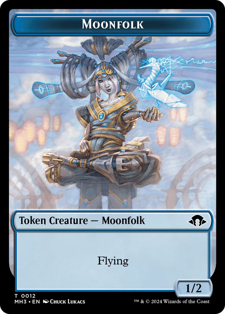 Servo // Moonfolk Double-Sided Token [Modern Horizons 3 Tokens]