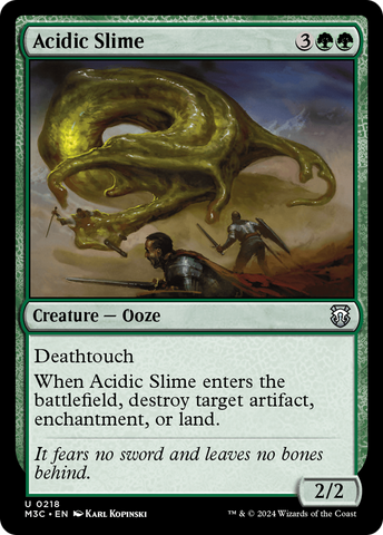 Slime acide (Ripple Foil) [Modern Horizons 3 Commander] 