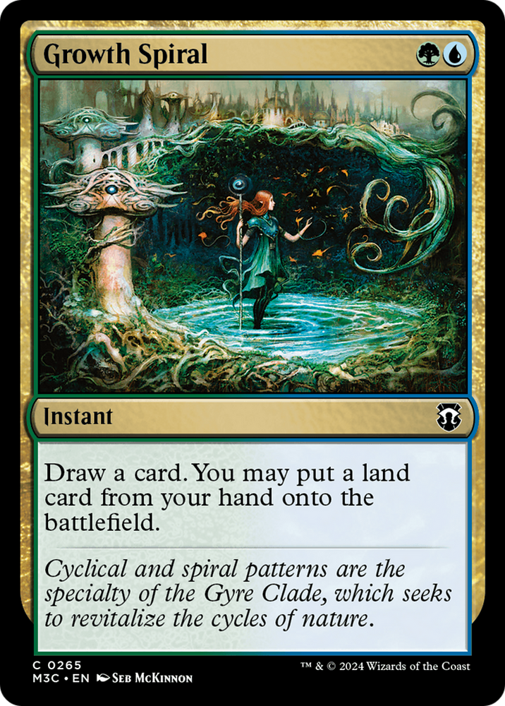 Spirale de croissance (Feuille d'ondulation) [Modern Horizons 3 Commander] 