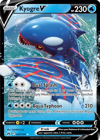 Kyogre V (037/159) [Épée et bouclier : Couronne Zenith] 