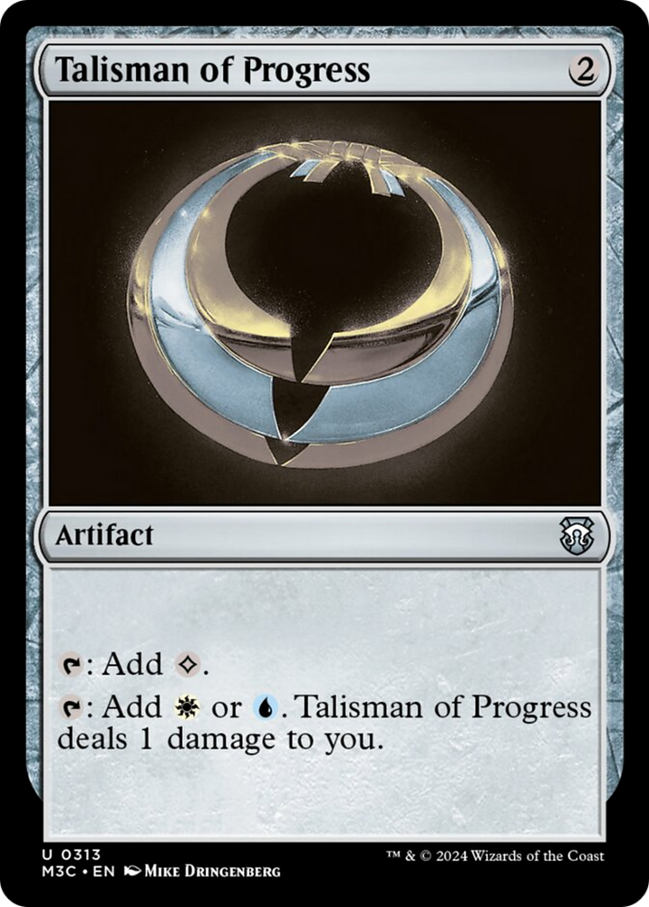 Talisman du progrès (Ripple Foil) [Modern Horizons 3 Commander] 