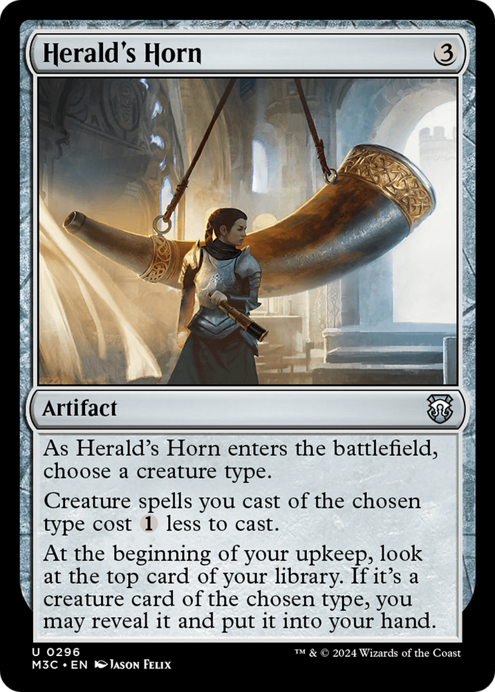 Corne du héraut (Feuille d'ondulation) [Modern Horizons 3 Commander] 