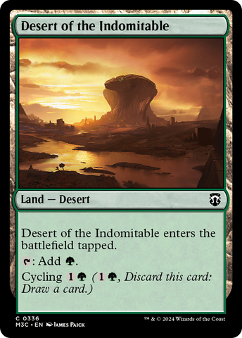 Désert des Indomptables (Ripple Foil) [Modern Horizons 3 Commander] 